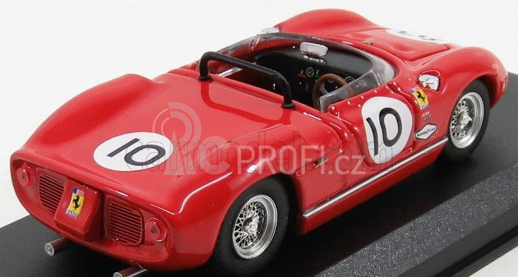 Art-model Ferrari 250p Nassau Ch.0810 N 10 2nd Governator's Trophy 1963 Pedro Rodriguez 1:43 Red