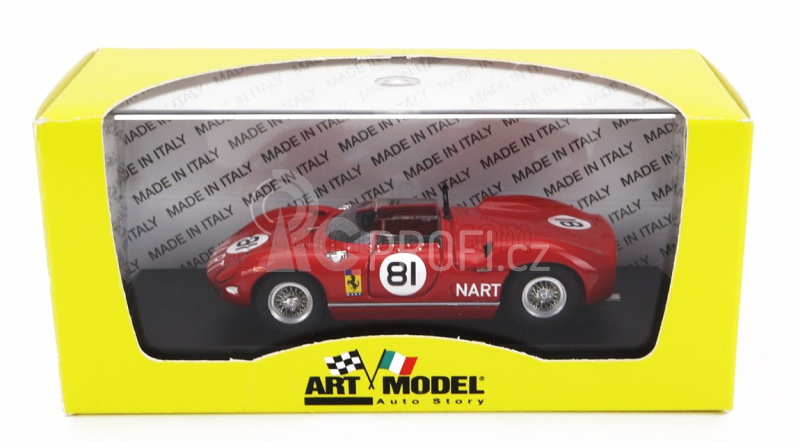 Art-model Ferrari 275 P N 81 500 Km Bridgehampton 1964 P.rodriguez 1:43 Red