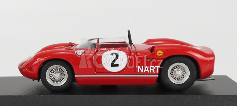 Art-model Ferrari 275p Nart Ch.0812 Spider N 2 Canada Gp 1964 W.hansgen 1:43 Red