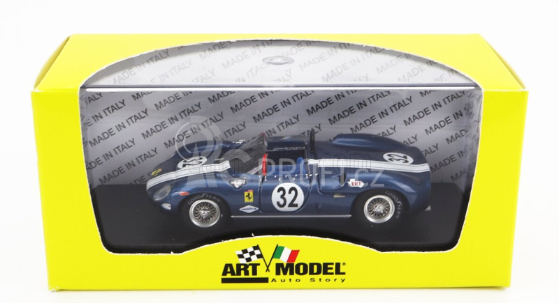 Art-model Ferrari 275p Spider N 32 24h Daytona 1966 G.follmer - D.wester - P.hawkins 1:43 Blue