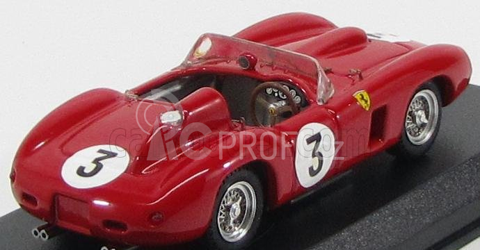 Art-model Ferrari 290mm Spider N 3 Winner Gp Sweden 1956 P.hill - Trintignant 1:43 Red