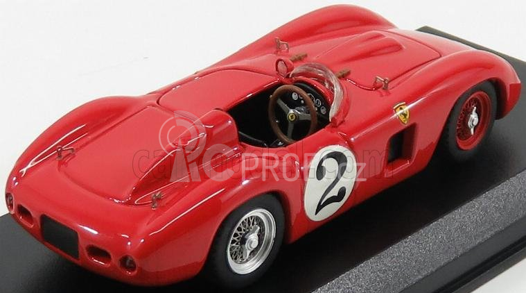 Art-model Ferrari 500 Tr Spider N 2 Ch.0624 2nd Nassau Trophy Race 1956 Masten - Gregory 1:43 Red