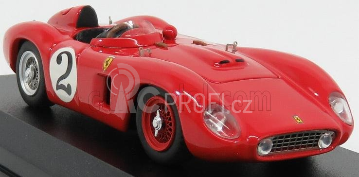 Art-model Ferrari 500 Tr Spider N 2 Ch.0624 2nd Nassau Trophy Race 1956 Masten - Gregory 1:43 Red