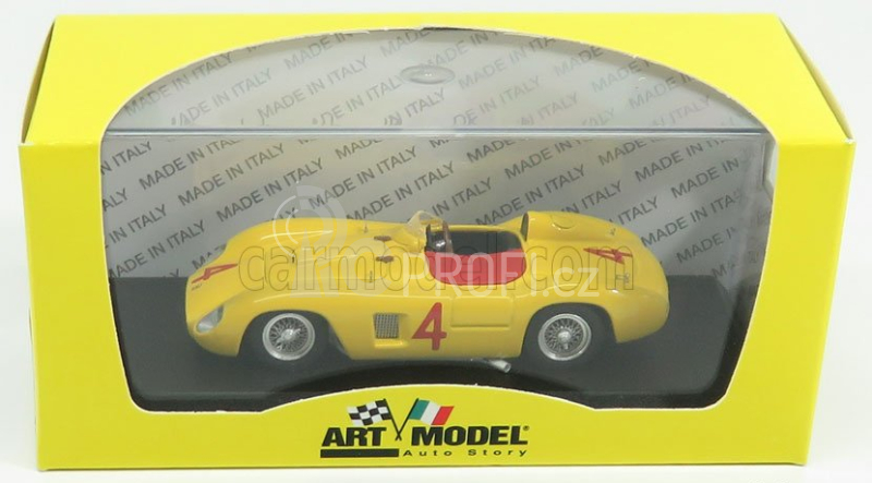 Art-model Ferrari 500tr Ch.0618 N 4 Roma Gp 1956 P.frere 1:43 Žlutá