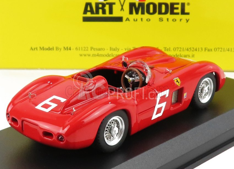 Art-model Ferrari 500tr Ch0612 N 6 Winner Preliminary Smartt Field 1956 E.lunken 1:43 Red