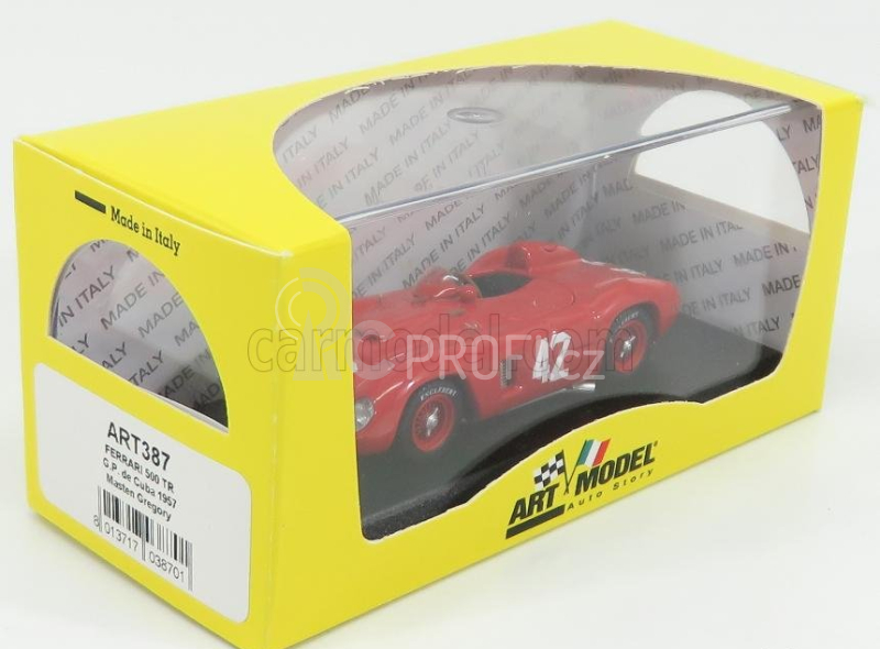 Art-model Ferrari 500tr Spider Ch.0652 N 42 Cuba Gp 1957 G.masten 1:43 Red