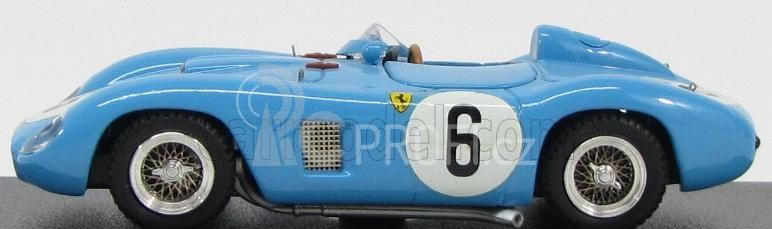 Art-model Ferrari 500tr Spider N 6 Reims 1956 Picard - Manzon 1:43 Světle Modrá