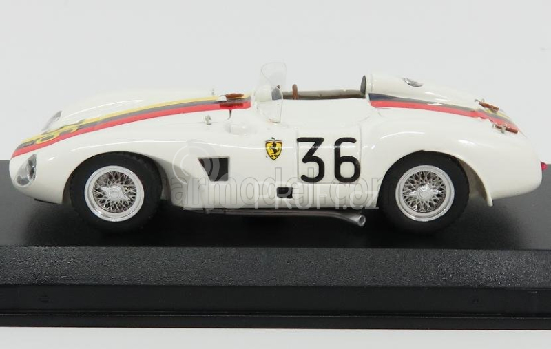 Art-model Ferrari 625lm Spider Ch.0637 N 36 Venezuela Gp 1956 P.drogo 1:43 Bílá