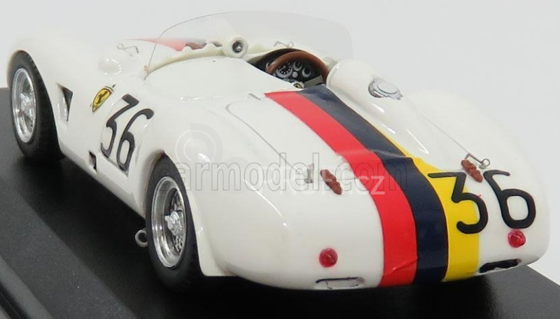 Art-model Ferrari 625lm Spider Ch.0637 N 36 Venezuela Gp 1956 P.drogo 1:43 Bílá