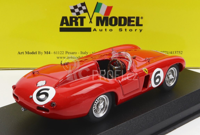 Art-model Ferrari 750 Monza Ch.0496m N 6 9h Goodwood 1955 A.de Portago - M.hawthorn 1:43 Red