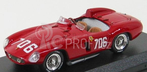 Art-model Ferrari 750 Monza N 706 Mille Miglia 1955 - Protti Zanini 1:43 Red