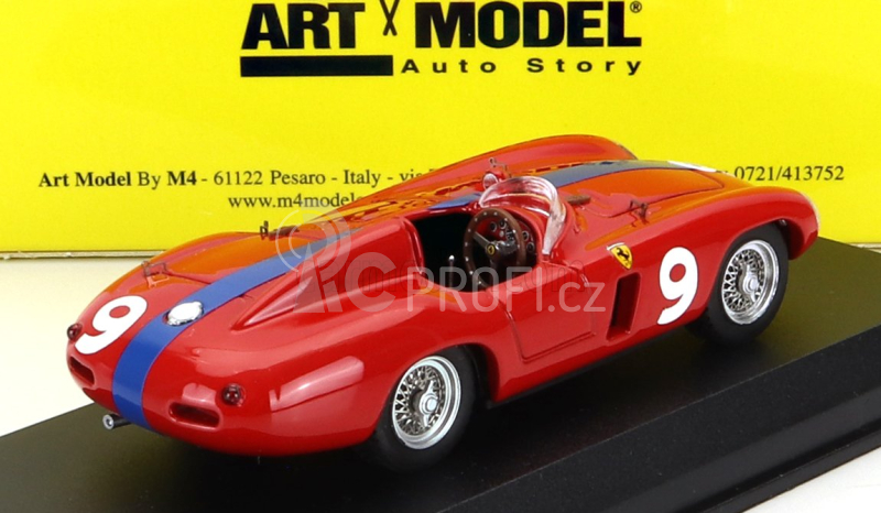 Art-model Ferrari 750 Monza Spider N 9 Winner Agadir Marocco Gp 1955 Mike Sparken 1:43 Red