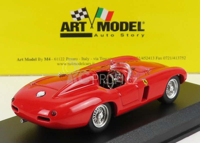 Art-model Ferrari 750 Monza Spider Prova 1955 1:43 Red