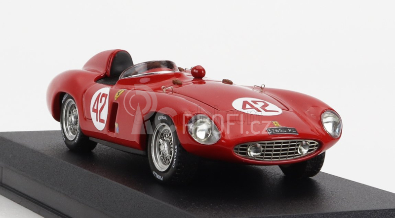 Art-model Ferrari 750 Monza Spider Sn0530m N 42 2nd Tunisi Belvedere Gp 1955 L.bordonaro 1:43 Red