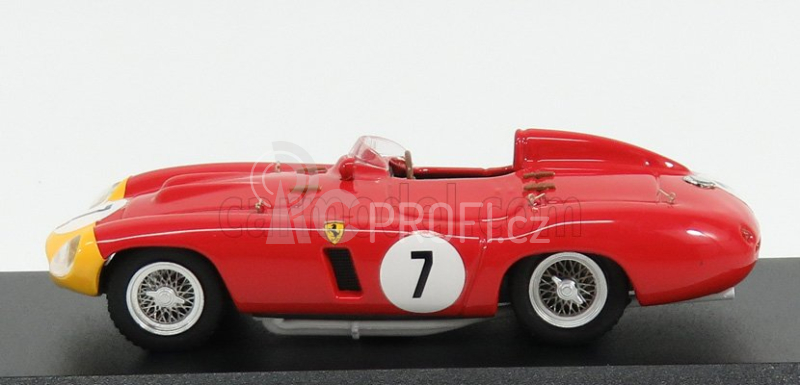 Art-model Ferrari 857s Ch.0578 N 7 5th 1000km Paris-monthlery 1956 De Pordago - Hill 1:43 Red