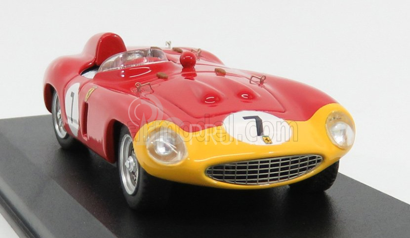 Art-model Ferrari 857s Ch.0578 N 7 5th 1000km Paris-monthlery 1956 De Pordago - Hill 1:43 Red