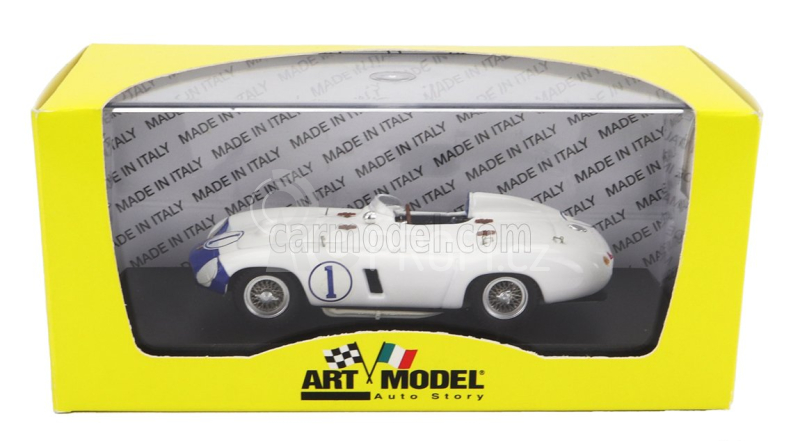 Art-model Ferrari 857s N 1 Nassau 1956 P.hill 1:43 Bílá