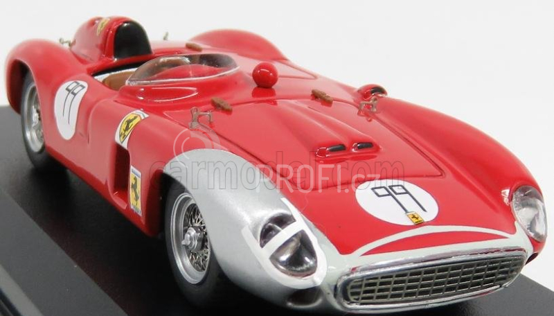 Art-model Ferrari 860 Monza N 11 2nd Bridgehampton 1958 B.grossman 1:43 Červená Stříbrná