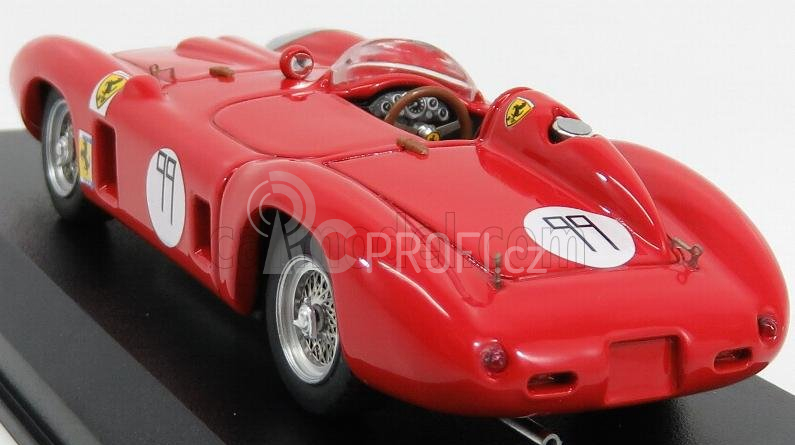 Art-model Ferrari 860 Monza N 11 2nd Bridgehampton 1958 B.grossman 1:43 Červená Stříbrná