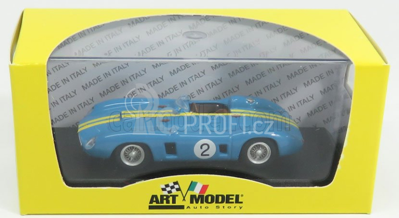 Art-model Ferrari 860 Monza Spider Ch.0602 N 2 2nd Venezuela - Caracas Gp 1956 J.m.fangio 1:43 Blue