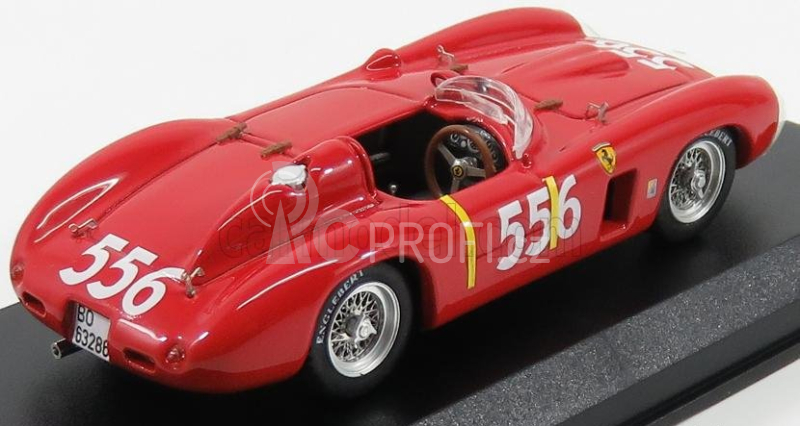 Art-model Ferrari 860 Monza Spider Ch.0602 N 556 Mille Miglia 1956 L.musso 1:43 Červená Bílá