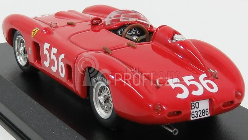 Art-model Ferrari 860 Monza Spider Ch.0602 N 556 Mille Miglia 1956 L.musso 1:43 Červená Bílá