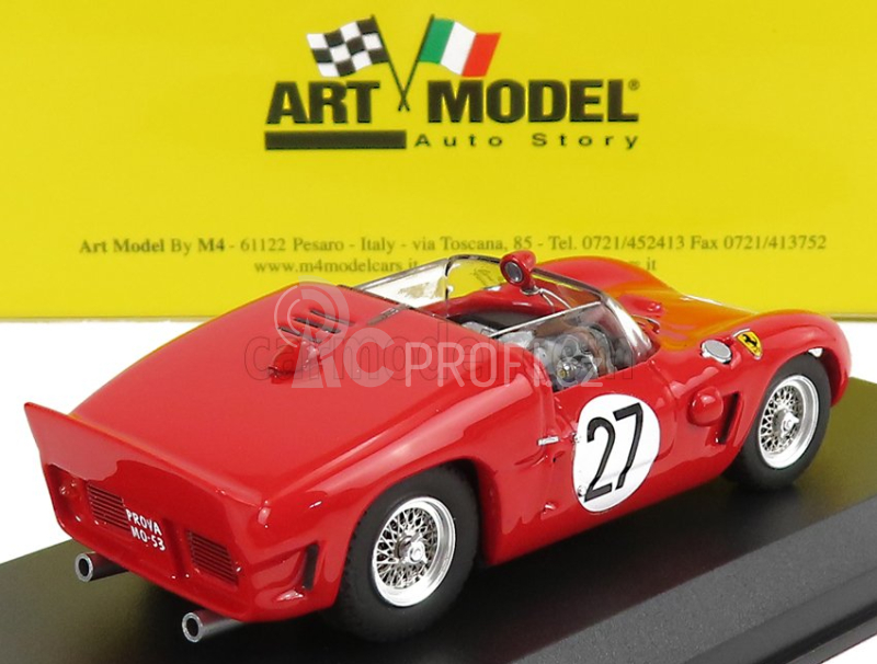 Art-model Ferrari Dino 246 Sp Ch.0790 N 27 12h Sebring 1961 R.ginther - W.von Trips 1:43 Red