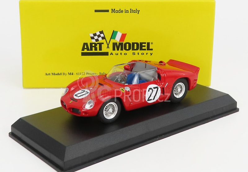 Art-model Ferrari Dino 246 Sp Ch.0790 N 27 12h Sebring 1961 R.ginther - W.von Trips 1:43 Red