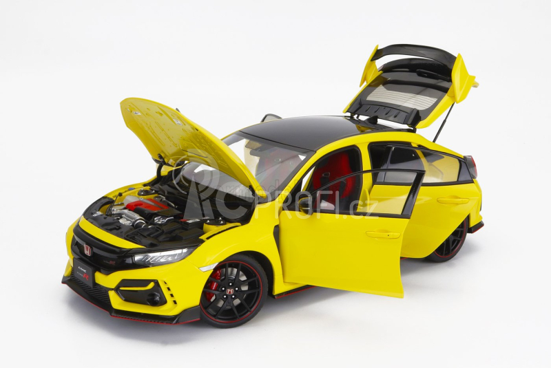 Autoart Honda Civic Type R (fk8) 2021 1:18 Žlutá