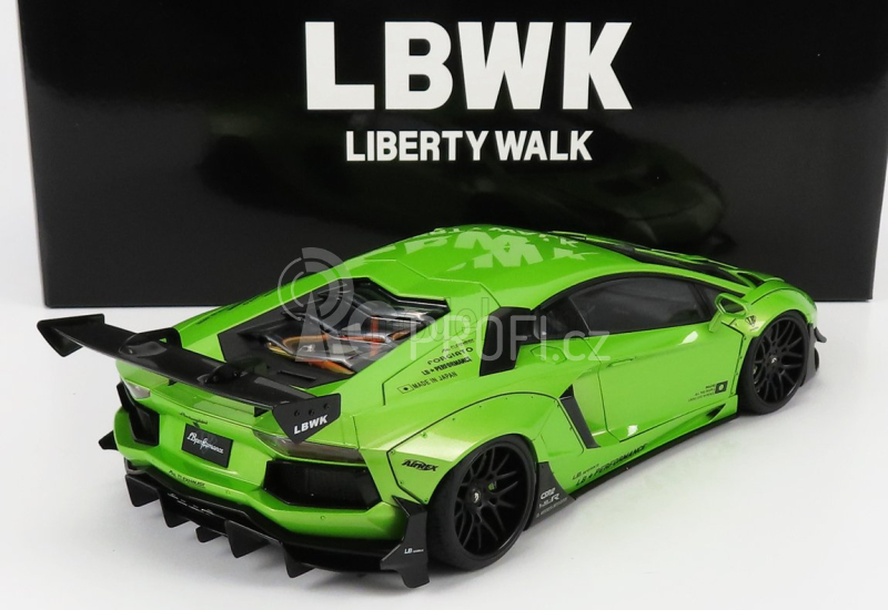 Autoart Lamborghini Aventador Liberty Walk 2017 1:18 Pearl Green