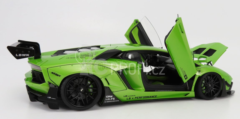 Autoart Lamborghini Aventador Liberty Walk 2017 1:18 Pearl Green