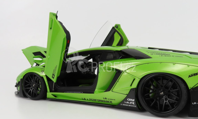 Autoart Lamborghini Aventador Liberty Walk 2017 1:18 Pearl Green