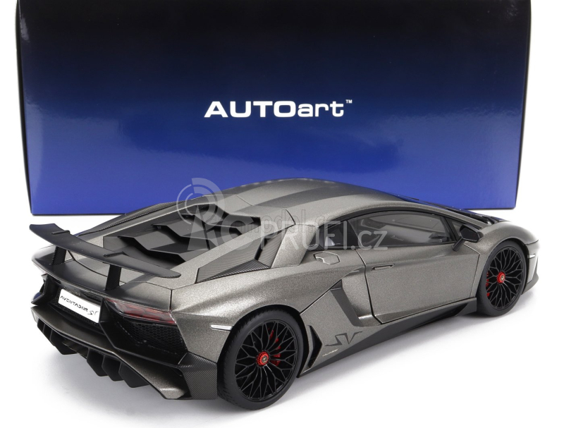 Autoart Lamborghini Aventador Lp750-4sv Superveloce 2015 1:18 Titanově Šedá