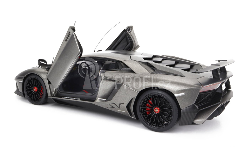 Autoart Lamborghini Aventador Lp750-4sv Superveloce 2015 1:18 Titanově Šedá