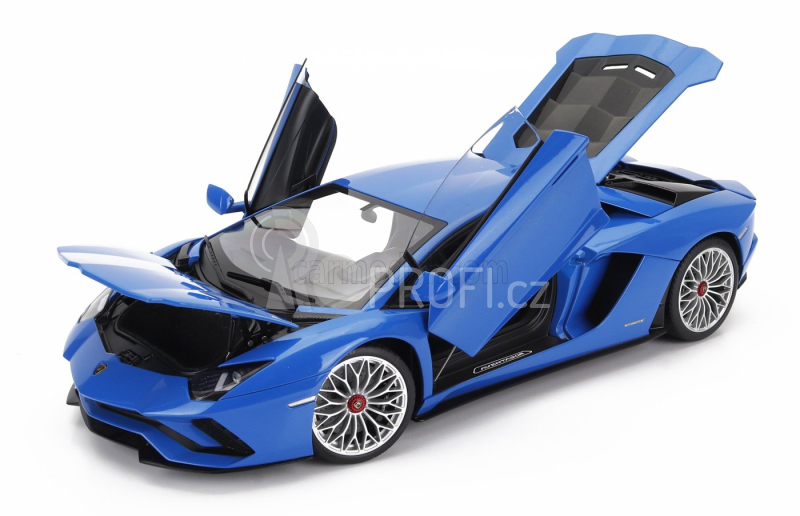 Autoart Lamborghini Aventador S 2017 1:18 Modrá Nila