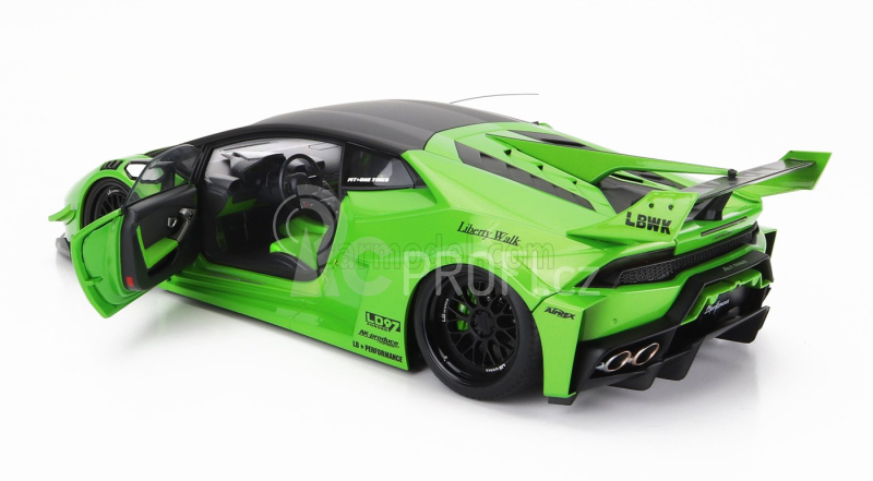 Autoart Lamborghini Huracan Liberty Walk Lb Silhouette Works Gt 2018 1:18 Pearl Green