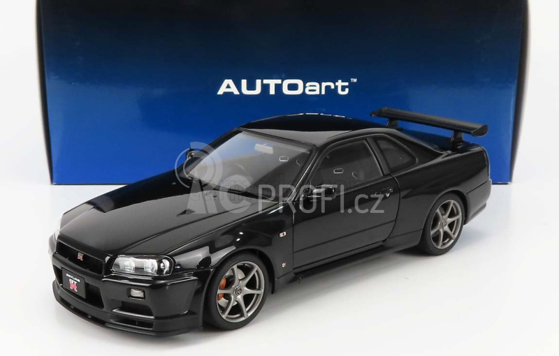 Autoart Nissan Skyline Gt-r (r34) V-specii 2001 1:18 Black Pearl