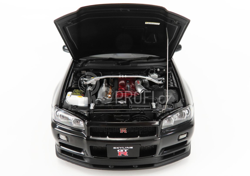 Autoart Nissan Skyline Gt-r (r34) V-specii 2001 1:18 Black Pearl