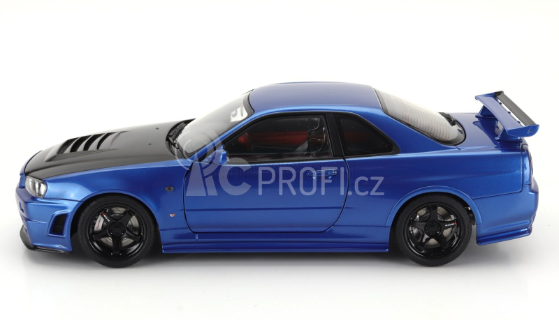 Autoart Nissan Skyline Gt-r (r34) Z-tune 2002 1:18 Bayside Blue Carbon