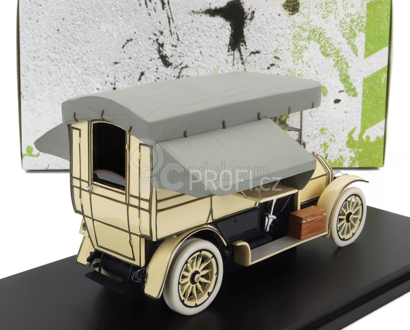 Autocult Mercedes benz 22/50 Ps Kuechenwagen Germany 1913 1:43 Ivory Grey