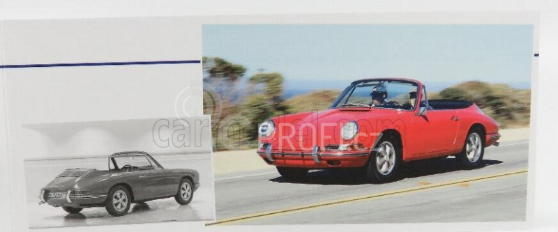 Autocult Porsche 911 901 Karmann Cabriolet 1968 1:43 Red