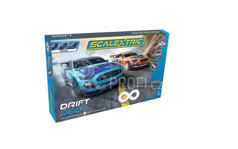 Autodráha SCALEXTRIC C1421P - Drift 360 Race Set (1:32)