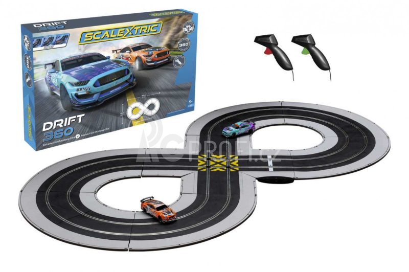 Autodráha SCALEXTRIC C1421P - Drift 360 Race Set (1:32)