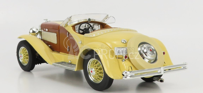 Autoworld Duesenberg Ssj Speedster Spider Cabriolet Open 1935 1:18 Krémově Hnědá