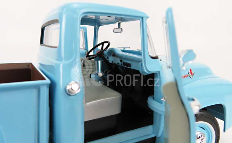 Autoworld Ford usa F-100 Pick-up 1956 1:18 Světle Modrá