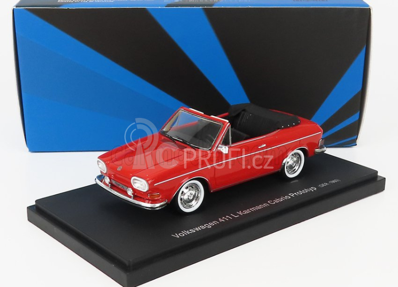 Avenue43 Volkswagen 411l Karmann Cabriolet Open Germany 1968 1:43 Red