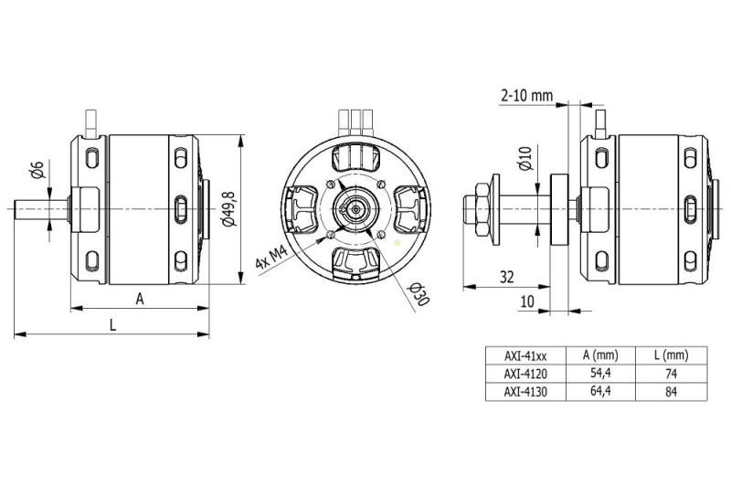 AXI 4130/16 V3 střídavý motor