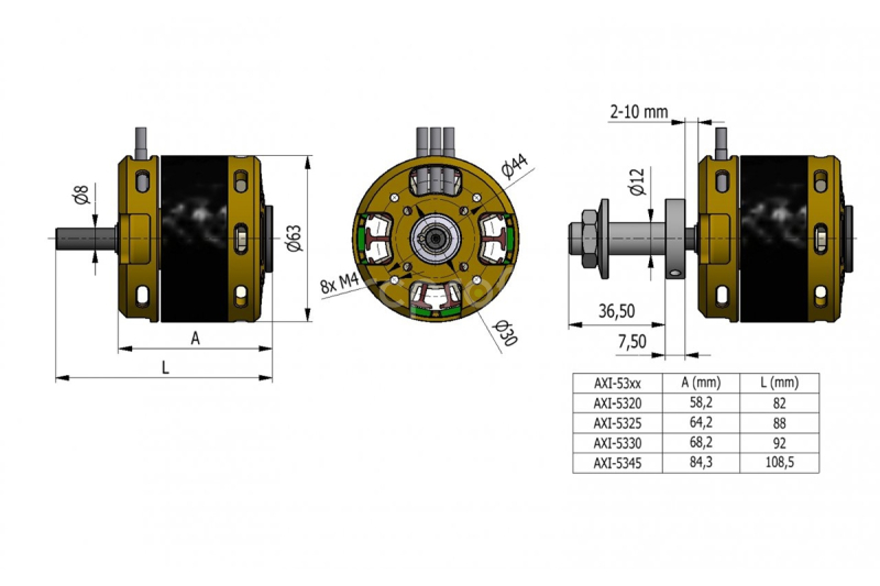 AXI 5330/18 V3 střídavý motor