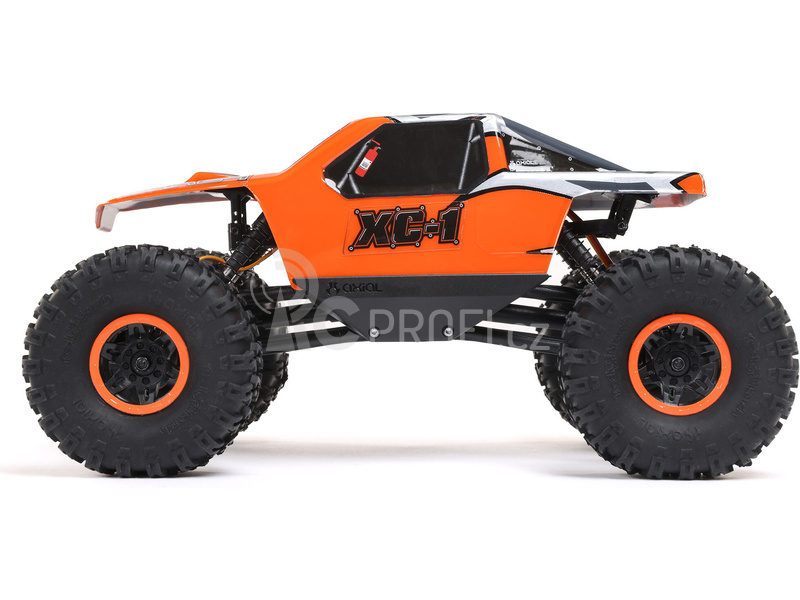 RC auto Axial AX24 XC-1 1:24 4WS RTR, oranžová