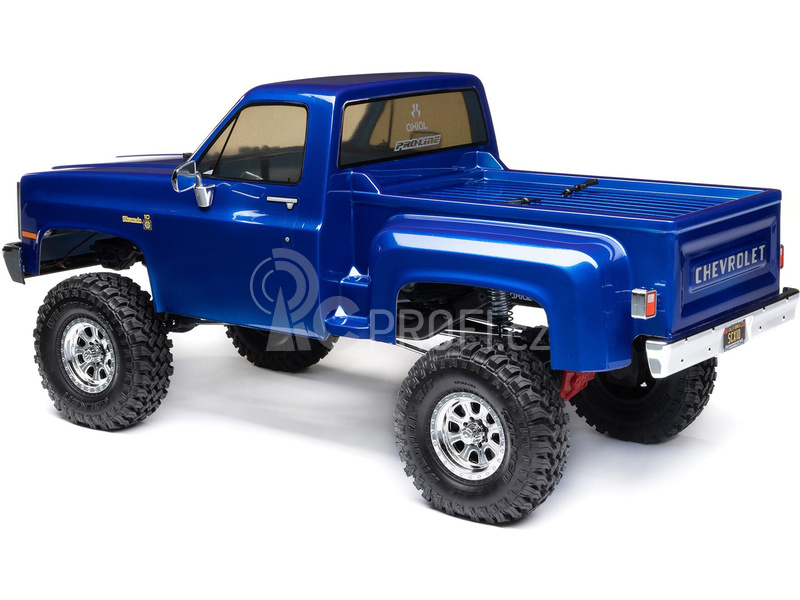 RC auto Axial SCX10 III Base Camp 1:10 4WD Chevy K10 1982 RTR, modrá